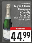 Champagne à Chouilly Grand Cru Angebote von Legras & Haase bei E center Herne für 44,99 €