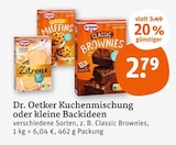 Kuchenmischung oder kleine Backideen Angebote von Dr. Oetker bei tegut München für 2,79 €