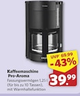 Kaffeemaschine Pro-Aroma bei combi im Aschendorf Prospekt für 39,99 €