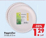 Pappteller von HEKU im aktuellen Mäc-Geiz Prospekt