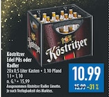 Edel Pils oder Radler bei diska im Puschwitz Prospekt für 10,99 €