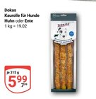 Kaurolle für Hunde Huhn Angebote von Dokas bei GLOBUS Kaiserslautern für 5,99 €