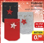 Filzbeutel mit Juteband Angebote bei Zimmermann Göttingen für 0,99 €