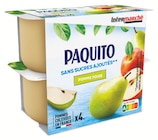Purée de fruits pomme-poire - PAQUITO en promo chez Intermarché Purée de fruits pomme-poire - PAQUITO dans le catalogue Intermarché