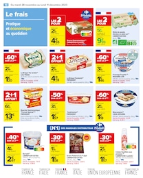 Prix et réduction Beurre doux dans le prospectus Carrefour en cours Offre Beurre doux dans le catalogue Carrefour du moment à la page 12