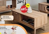 Table basse en promo chez Maxi Bazar Paris à 69,99 €