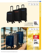 Promos Valise Souple dans le catalogue "SUR UN AIR DE VACANCES" de Carrefour à la page 17 Promos Valise Souple dans le catalogue "SUR UN AIR DE VACANCES" de Carrefour à la page 17
