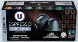 Cafe Espresso Fortissimo - U en promo chez Super U Chelles à 3,01 €