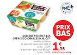 Promo Dessert fruitier ssa offre éco à 1,35 € dans le catalogue Super U à Lemud
