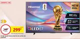 Tv 50" qled 126cm 50e7q 4k ultra hd - HISENSE - Intermarché Hyper à Saumur Tv 50" qled 126cm 50e7q 4k ultra hd - HISENSE en promo chez Intermarché Hyper Saumur à 299,00 €