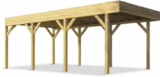 Flachdach-Carport von weka für 4.899,00 € bei Netto Marken-Discount im Angebot Flachdach-Carport von weka im aktuellen Netto Marken-Discount Prospekt