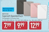 Aktuelles Supersoft-Spannbetttuch Angebot bei ALDI Nord in Jena ab 7,99 €