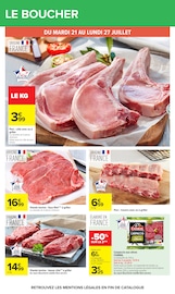 Promos Viande dans le catalogue "Carrefour" de Carrefour Viande en promo dans le catalogue Carrefour à la page 18