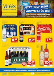 Mineralwasser im Netto Marken-Discount Prospekt in Herne Aktueller Netto Marken-Discount Prospekt mit Mineralwasser, "DER ORT, AN DEM DU IMMER AUSGEZEICHNETE PREISE FINDEST.", Seite 1