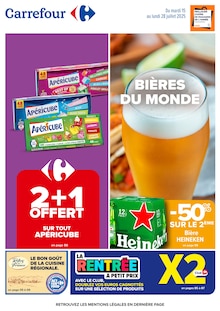 Promo Apéricube dans le catalogue Carrefour du moment à la page 1