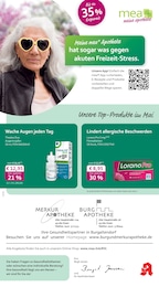 mea - meine apotheke Prospekt für Essen mit 4 Seiten mea - meine apotheke Prospekt für Essen: "Unsere Mai-Angebote", 4 Seiten, 01.05.2026 - 31.05.2026