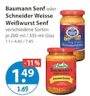Senf von Baumann im aktuellen V-Markt Prospekt für 1,49 €