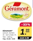 Original französischer Weichkäse von Géramont im aktuellen Netto mit dem Scottie Prospekt