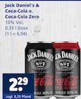 Aktuelle Wodka Angebote bei Getränkewelt in Düsseldorf Aktuelles Jack Daniel's & Coca-Cola Angebot bei Getränkewelt in Düsseldorf ab 2,29 €