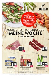 Aktueller Hieber Supermarkt Prospekt in Eichstetten und Umgebung, "Aktuelle Angebote" mit 16 Seiten, 13.05.2024 - 18.05.2024
