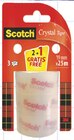 2+1 rouleaux recharge ruban magic 25 m x 19 mm - SCOTCH dans le catalogue Intermarché