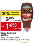 Sauce barbecue - AMORA en promo chez Cora Dombasle-sur-Meurthe à 1,50 €