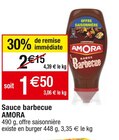 Sauce barbecue - AMORA - Cora à Dombasle-sur-Meurthe Sauce barbecue - AMORA en promo chez Cora Dombasle-sur-Meurthe à 1,50 €