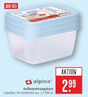 Aufbewahrungsdose Angebote von alpina bei Marktkauf Maintal für 2,99 €