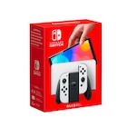 Console Nintendo "Switch" (modèle) OLED, avec Joy-Con blancs - NINTENDO en promo chez Carrefour Angers à 310,95 €