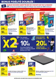 Prix et réduction Matelas dans le prospectus Carrefour en cours Offre Matelas dans le catalogue Carrefour du moment à la page 8