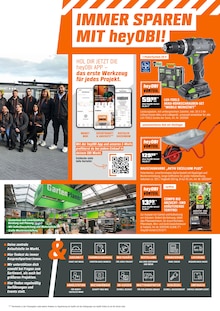 Bohrmaschine im OBI Prospekt "BIBERSTARKE ANGEBOTE" mit 16 Seiten (Pforzheim)