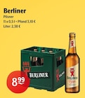 Pilsner im Angebot bei Huster in Zwickau Pilsner Angebote von Berliner bei Huster Zwickau für 8,99 €