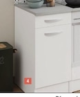 Meuble bas 1 porte et 1 tiroir - E.Leclerc à Bergerac Meuble bas 1 porte et 1 tiroir en promo chez E.Leclerc Bergerac à 44,00 €