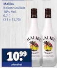 Kokosnusslikör im Angebot bei Getränkewelt in Duisburg Kokosnusslikör Angebote von Malibu bei Getränkewelt Duisburg für 10,99 €