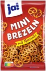 Mini-Brezeln von ja! für 0,89 € bei REWE im Angebot Mini-Brezeln von ja! im aktuellen REWE Prospekt