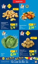 Prix et réduction Pomme dans le prospectus Lidl en cours Offre Pomme dans le catalogue Lidl du moment à la page 3