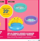 20% avec la carte Ticket E.Leclerc Sur les produits présents en magasin de la gamme pataugeoires 'WOODSUN' - WOODSUN - E.Leclerc à Troyes 20% avec la carte Ticket E.Leclerc Sur les produits présents en magasin de la gamme pataugeoires 'WOODSUN' - WOODSUN en promo chez E.Leclerc Troyes