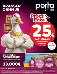 porta Möbel Prospekt für Buttstädt mit 1 Seite porta Möbel Prospekt für Buttstädt: "KRASSER DENN JE!", 1 Seite, 26.02.2026 - 28.02.2026