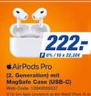 AirPods Pro (2. Generation) mit MagSafe Case (USB-C) bei expert im Feuchtwangen Prospekt für 222,00 €