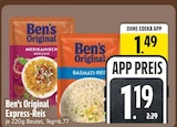 Reis im EDEKA Prospekt Express-Reis von Ben's Original im aktuellen EDEKA Prospekt für 1,19 €