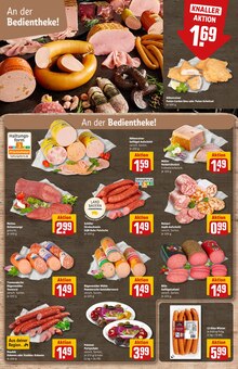Mettwurst im REWE Prospekt "Dein Markt" mit 30 Seiten (Nürnberg)