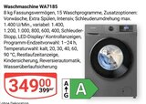Aktuelle Waschmaschine Angebote bei GLOBUS in Oberhausen Aktuelles Waschmaschine WA7185 Angebot bei GLOBUS in Oberhausen ab 349,00 €