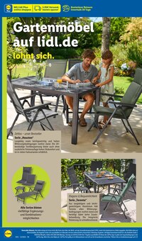 Gartenmöbel im aktuellen Lidl Prospekt (Pforzheim) Gartenmöbel im Lidl Prospekt "LIDL LOHNT SICH" mit 68 Seiten (Pforzheim)