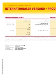 Reis im DHL Paketshop Prospekt "PREISÜBERSICHT" auf Seite 6