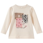 Oberbekleidung im Ernstings family Prospekt Mädchen Langarmshirt mit Print im aktuellen Ernstings family Prospekt für 9,99 €