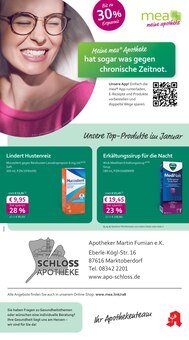 mea - meine apotheke Prospekt Unsere Januar-Angebote mit 4 Seiten