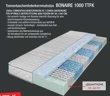 Tonnentaschenfederkernmatratze BONAIRE 1000 TTFK Angebot in Warendorf im aktuellen Prospekt bei Zurbrüggen in Warendorf