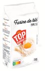 Farine de blé T55 - TOP BUDGET en promo chez Intermarché Express Farine de blé T55 - TOP BUDGET dans le catalogue Intermarché Express
