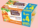 Compote Sans Sucres Ajoutés Pommes/Abricots - Charles & Alice dans le catalogue Netto