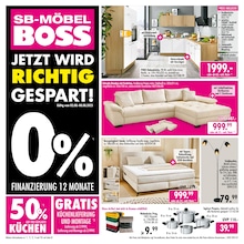 Aktueller SB Möbel Boss Möbel & Einrichtung Prospekt für Ebensfeld: JETZT WIRD RICHTIG GESPART! mit 12} Seiten, 02.08.2025 - 08.08.2025